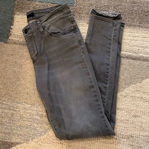 Size 28 Distressed Lightwash Grey Jeans